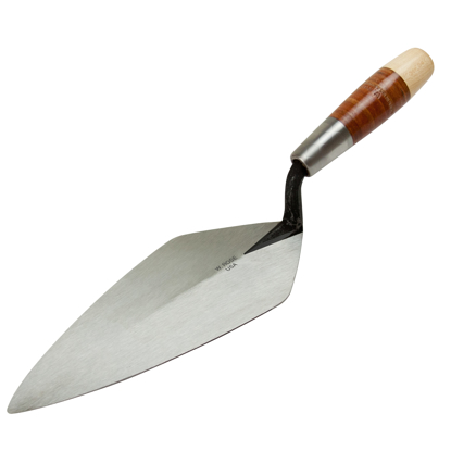 Picture of 11-1/2” Narrow London Brick Trowel with Leather Handle